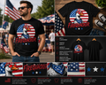 Firequacker Goose 4th of July T-Shirt – Funny Patriotic Goose Shirt, Red White Blue America Tee, Independence Day Party Outfit
