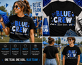 Blue Crew Blue Team Field Day Shirt – Fun School Sports Day Matching Tee