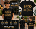 Back To School Camouflage Shirt – Kids First Day of School Graphic Tee