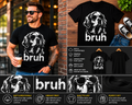 Bruh Golden Retriever Sunglasses T-Shirt – Funny Golden Retriever Meme Dog Graphic Tee | Dog Lover Gift Shirt