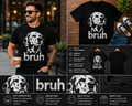 Bruh Dalmatian Dog T-Shirt – Funny Dalmatian Meme Graphic Tee | Dog Lover Gift Shirt for Dalmatian Owners