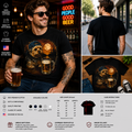 Moonlight Yorkie Beer Lover T-Shirt – Funny Dog Drinking Graphic Tee for Men & Women