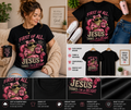 First of All Jesus Thinks I’m a Delight Funny Christian Frog T-Shirt | Cute Pink Cozy Faith Graphic Tee for Women