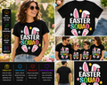 Easter Squad Shirt Family Matching Bunny Egg Hunt Graphic T-Shirt