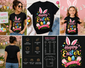 Happy Easter Bunny Ears Easter Joy Cute Rabbit Graphic T-Shirt