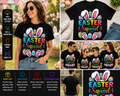 Easter Squad Shirt Family Matching Bunny Easter Egg Hunt Graphic T-Shirt