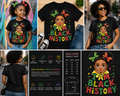 I Am Black History Girl Afro Pride Graphic T-Shirt