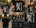 100 Days of School Dabbing Dalmatian Dog Kids T-Shirt