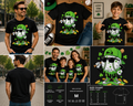 Funny St. Patrick’s Day Baseball Shamrock Graphic T-Shirt