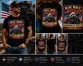 Big Boy 4014 America’s 250th Anniversary T-Shirt – Patriotic Union Pacific Steam Train Graphic Tee | USA Railroad Heritage Shirt