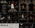 Flight Was Never an Option Penguin Pilot T-Shirt – Funny Vintage Aviator Bird Graphic Tee