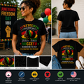 Juneteenth Freedom Day Believe Achieve Succeed T-Shirt – African American Heritage & Black Pride Graphic Tee