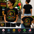 Juneteenth Believe Achieve Succeed T-Shirt – African American Pride Shirt, Black History & Freedom Celebration Graphic Tee