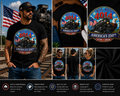 Big Boy 4014 America’s 250th Anniversary T-Shirt – Patriotic Steam Train & Bald Eagle Graphic Tee, USA Independence Celebration 1776–2026