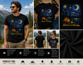 Nature Is Therapy Camping T-Shirt | Van Gogh Inspired Outdoor Adventure Graphic Tee | Camping & Hiking Nature Lover Shirt