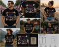 Happy 250 America T-Shirt, USA 250th Anniversary Patriotic Doodle Tee, 1776–2026 Freedom Celebration Shirt, Retro Americana Gift