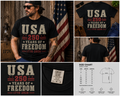 USA 250 Years Of Freedom 1776–2026 Patriotic Anniversary T-Shirt