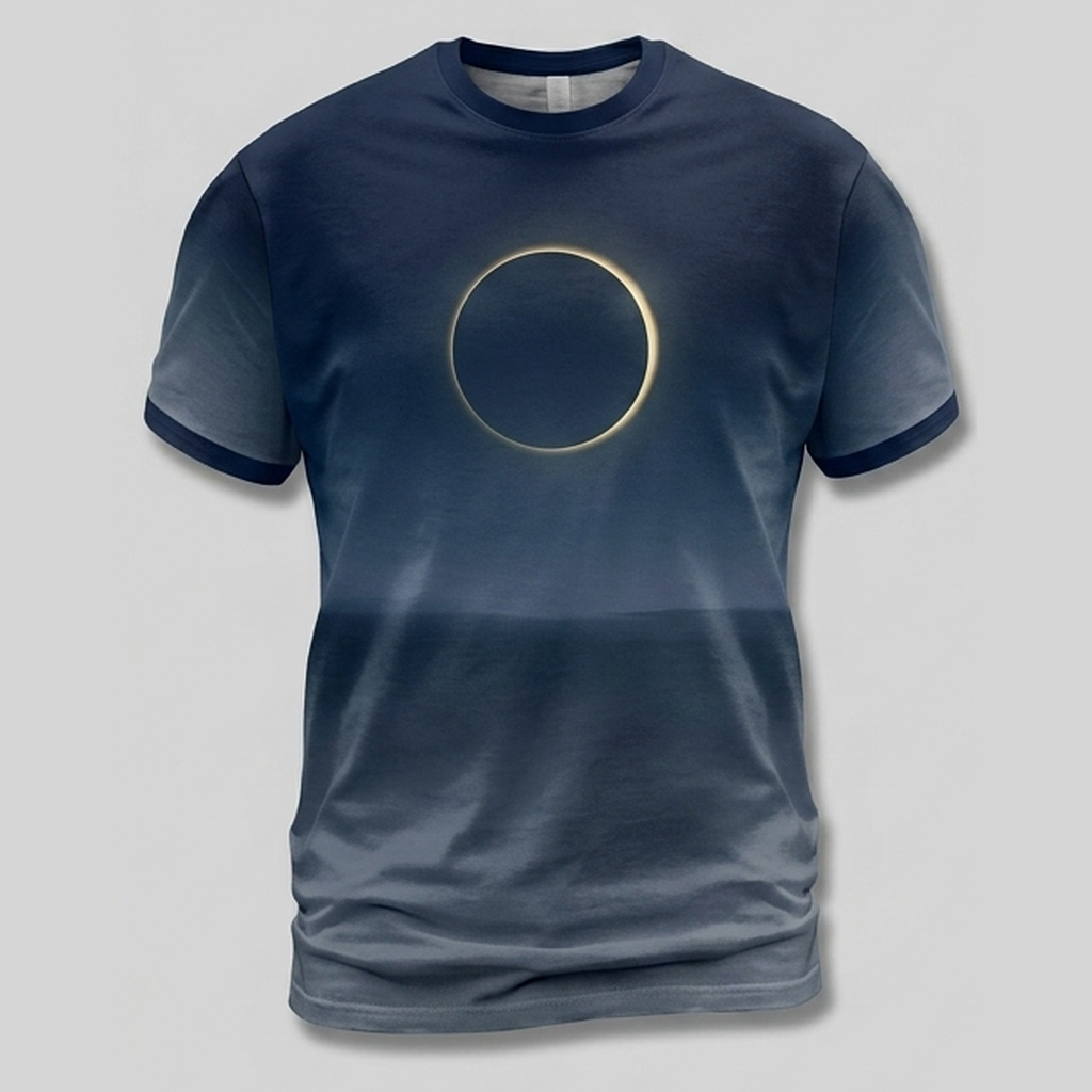 Solar Eclipse Horizon Gradient Aop Tshirt