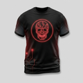 Cyberpunk Neon Skull Circuit Aop Tshirt