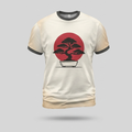 Japanese Bonsai Tree Solar Ring Aop Tshirt