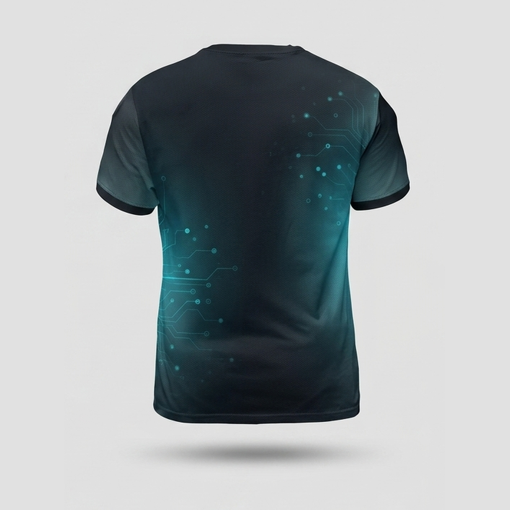 Cyberpunk Neon Circuit Butterfly Aop Tshirt